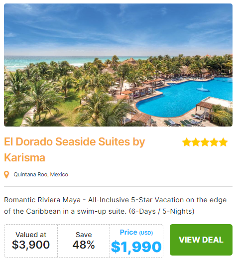 El Dorado Seaside Suites by Karisma Deal