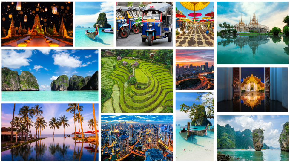 Thailand photo collage